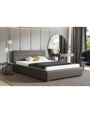 Łóżko tapicerowane Higa 3X 180x200 - 44 kolory w sklepie Edinos.pl