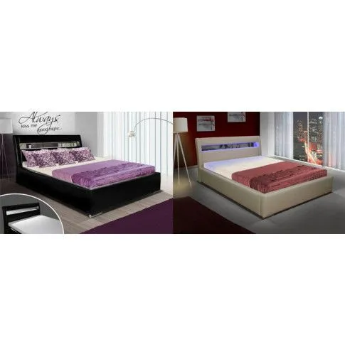Szczegółowe zdjęcie nr 5 produktu Łóżko tapicerowane Guliwer 2X 160x200 - 44 kolory