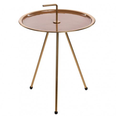Zdjęcie produktu Elegancki stolik kawowy Sue - złoty.