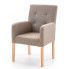 Zdjęcie produktu Skandynawski fotel wypoczynkowy Isabell 2X - Beżowy.