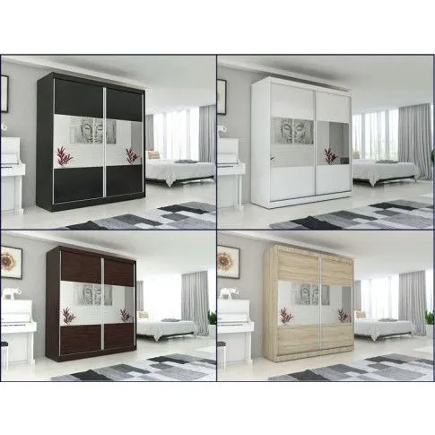 Szczegółowe zdjęcie nr 6 produktu Szafa przesuwna Alicanti - wenge