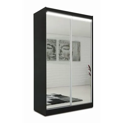 Zdjęcie produktu Szafa przesuwna Muno 2X - czarna.