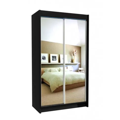 Szczegółowe zdjęcie nr 4 produktu Szafa przesuwna Muno 2X - czarna