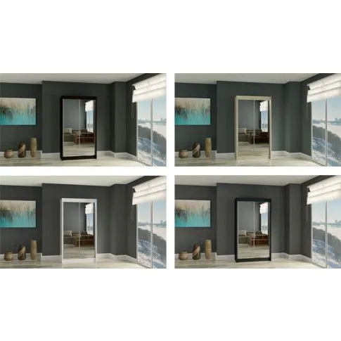 Szczegółowe zdjęcie nr 6 produktu Szafa przesuwna Muno 2X - czarna