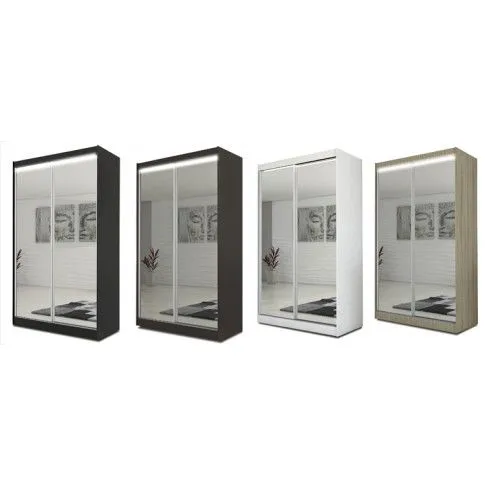 Szczegółowe zdjęcie nr 7 produktu Szafa przesuwna Muno 2X - wenge