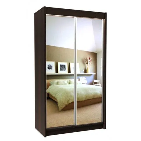 Szczegółowe zdjęcie nr 5 produktu Szafa przesuwna Muno 2X - wenge