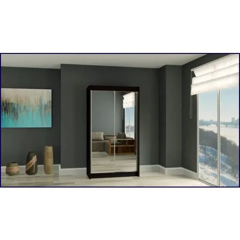 Zdjęcie wenge szafa przesuwna do sypialni Muno 2X | Edinos.pl