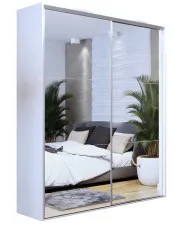 Biała szafa przesuwna - Talla 5X 200 cm w sklepie Edinos.pl