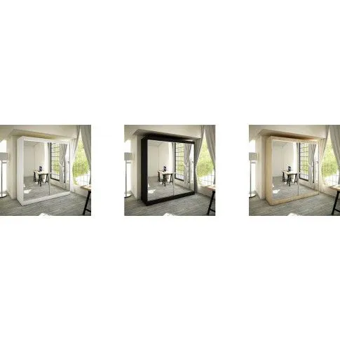 Szczegółowe zdjęcie nr 5 produktu Szafa przesuwna Muno 5X - czarna