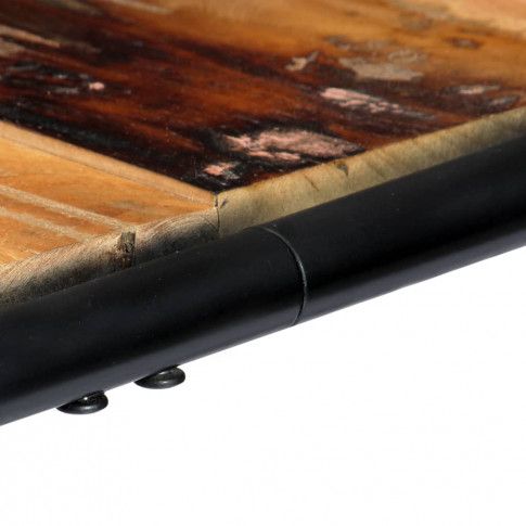 Szczegółowe zdjęcie nr 7 produktu Stół w stylu loft z drewna odzyskanego Relond – wielokolorowy 