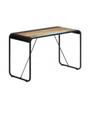 Stół z drewna odzyskanego Relond 2X – wielokolorowy  w sklepie Edinos.pl