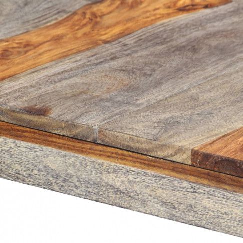 Szczegółowe zdjęcie nr 6 produktu Stół z drewna sheesham Vidal – szary 