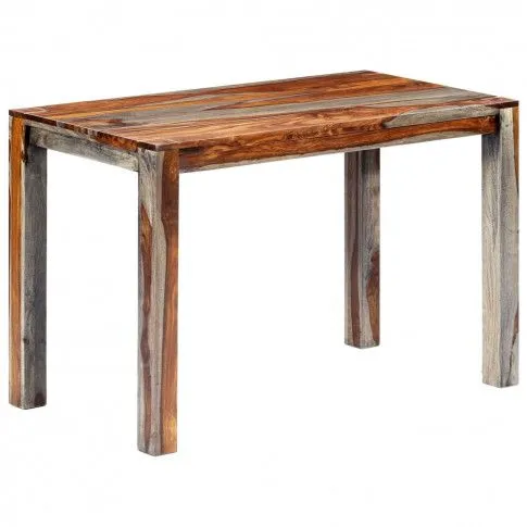 Szczegółowe zdjęcie nr 10 produktu Stół z drewna sheesham Vidal – szary 