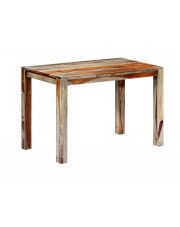 Stół z drewna sheesham Vidal – szary  w sklepie Edinos.pl