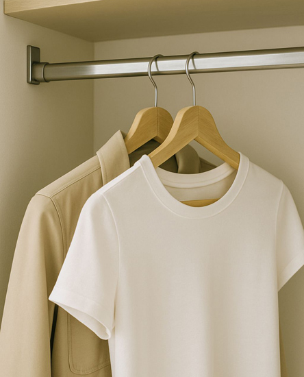 Wieszaki drewniane Wixo 5x