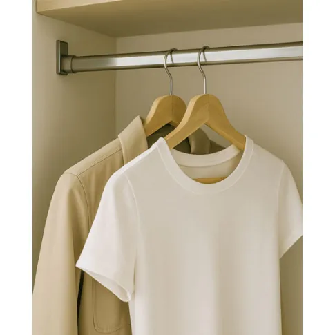 Zdjęcie zestaw pięciu wieszaków bdrewnianych Wixo X5  | Edinos.pl