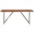 Stół drewniany w pozycji prostej
