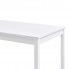 Szczegółowe zdjęcie nr 6 produktu Stół minimalistyczny jadalniany Elmor 2X – biały 
