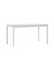 Stół minimalistyczny jadalniany Elmor 2X – biały 