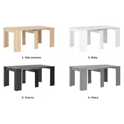 Szczegółowe zdjęcie nr 8 produktu Stół rozkładany Epioz – dąb sonoma