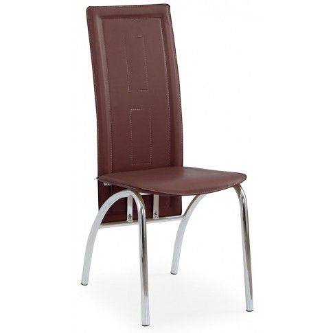 Zdjęcie produktu Krzesło tapicerowane Bayer - brązowe.