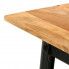 Szczegółowe zdjęcie nr 5 produktu Stół z drewna akacjowego Wamis 3X – czarny