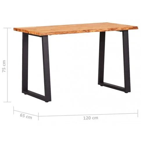 Szczegółowe zdjęcie nr 11 produktu Stół jadalniany dębowy Celestia - naturalny