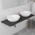 Zdjęcie szara półka łazienkowa pod umywalkę Almand 4X- sklep Edinos.pl