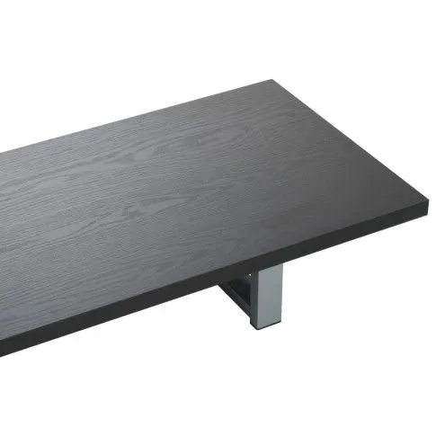 Szczegółowe zdjęcie nr 6 produktu Czarna półka ścienna pod umywalkę - Tofa 5X