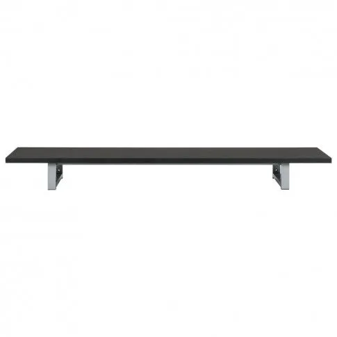 Szczegółowe zdjęcie nr 5 produktu Czarna półka ścienna pod umywalkę - Tofa 5X