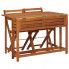 Szczegółowe zdjęcie nr 4 produktu Drewniany stół i krzesła ogrodowe - Folda 