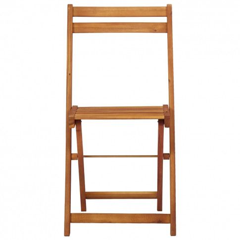Szczegółowe zdjęcie nr 9 produktu Drewniany stół i krzesła ogrodowe - Folda 