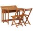 Zdjęcie produktu Drewniany stół i krzesła ogrodowe - Folda .