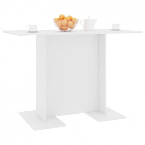 Szczegółowe zdjęcie nr 6 produktu Minimalistyczny stół do jadalni Rivers – biały