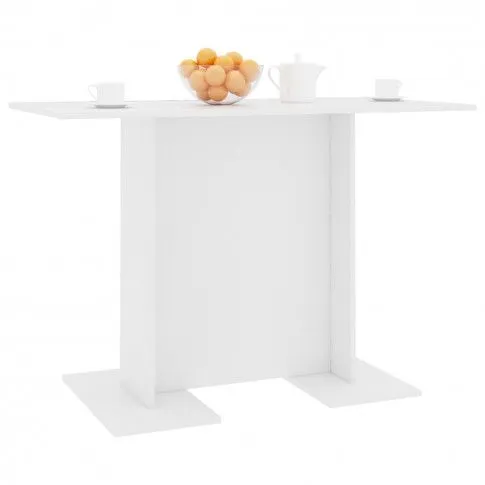 Szczegółowe zdjęcie nr 6 produktu Minimalistyczny biały stół do jadalni - Mafo