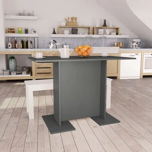 Szczegółowe zdjęcie nr 5 produktu Minimalistyczny stół do jadalni Mafo – szary