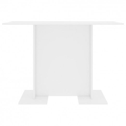 Zdjęcie minimalistyczny stół Rivers biały z połyskiem - sklep Edinos.pl