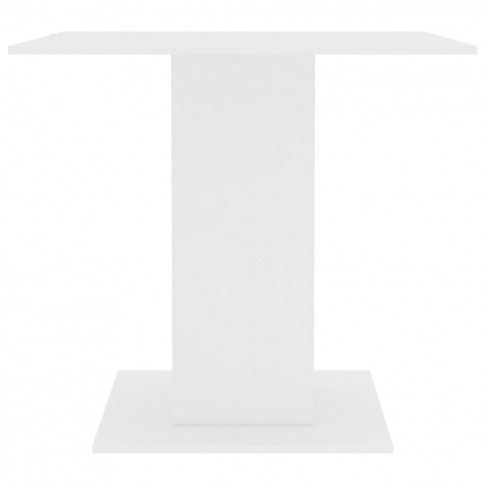 Szczegółowe zdjęcie nr 6 produktu Biały stół z płyty meblowej - Marvel