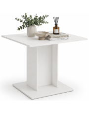 Biały stół z połyskiem - Malto w sklepie Edinos.pl