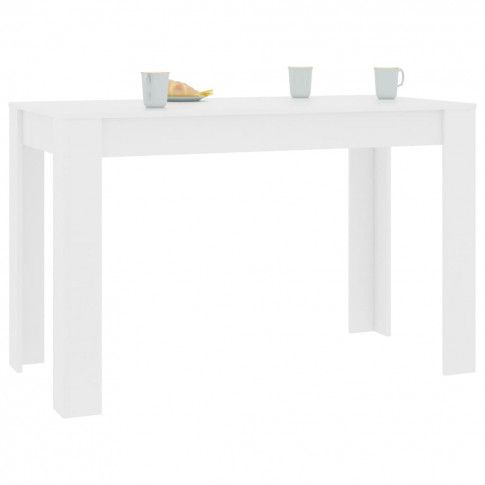 Szczegółowe zdjęcie nr 7 produktu Biały nowoczesny stół – Sans