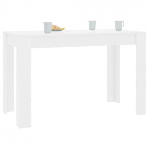 Szczegółowe zdjęcie nr 6 produktu Biały stół na wysoki połysk – Sans