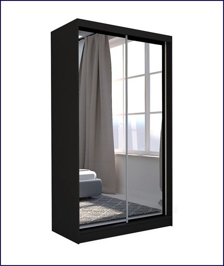 Szafa przesuwna Muno 3X 150 czarna