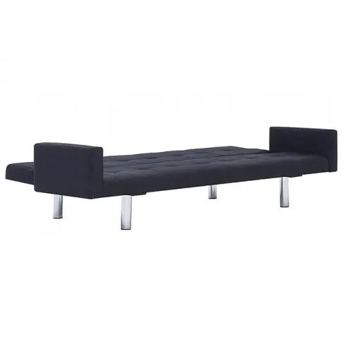 Szczegółowe zdjęcie nr 5 produktu Rozkładana sofa Enya z podłokietnikami - czarna