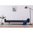 Szczegółowe zdjęcie nr 10 produktu Rozkładana sofa Nesma z podłokietnikami - czarna