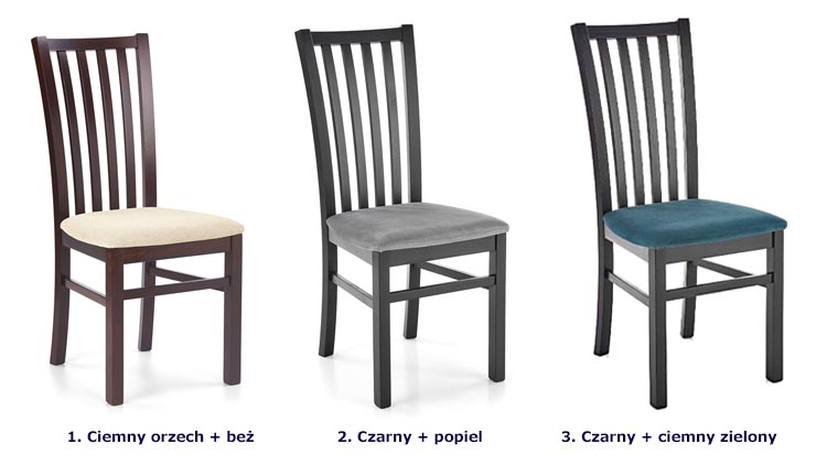 Dostępne kolory krzesła tapicerowanego Billy