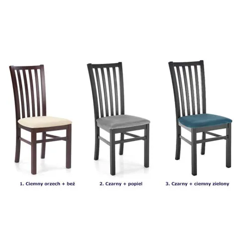 Zdjęcie krzesło patyczak drewniane skandynawskie Milono | Edinos.pl