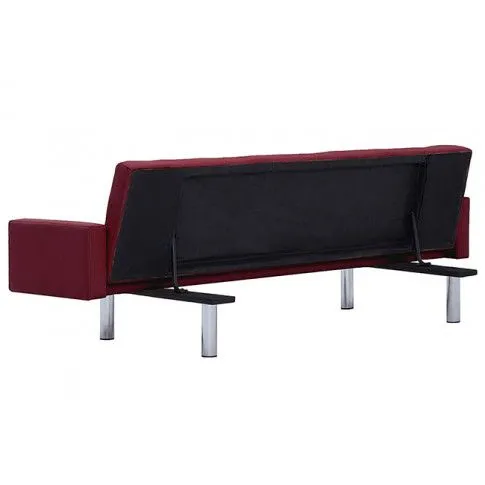 Fotografia Rozkładana sofa Enya z podłokietnikami - czerwone wino z kategorii Wypoczynki