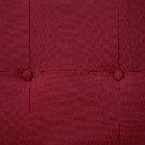 Szczegółowe zdjęcie nr 6 produktu Rozkładana sofa Nesma z podłokietnikami - czerwone wino