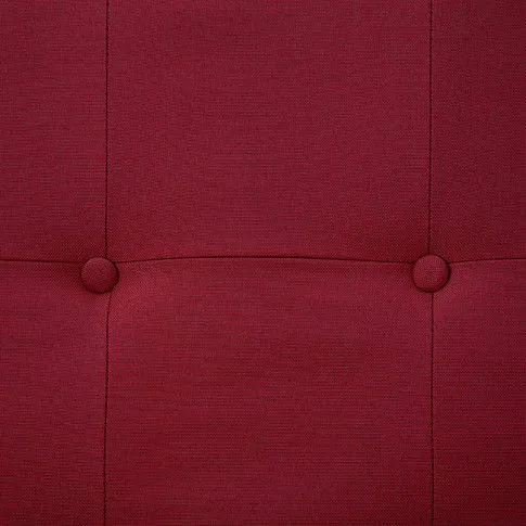 Szczegółowe zdjęcie nr 6 produktu Rozkładana sofa Enya z podłokietnikami - czerwone wino