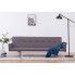 Szczegółowe zdjęcie nr 11 produktu Rozkładana sofa Nesma z podłokietnikami - taupe